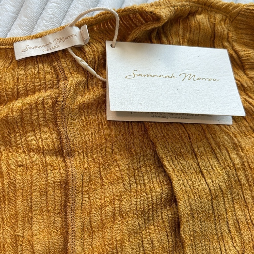 Savannah Morrow Nadia Blouse in Sunshine - Picture 10 of 12